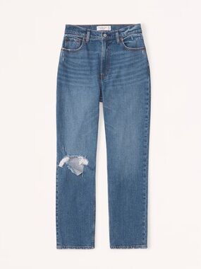 Abercrombie and Fitch High Rise Mom Jeans NWT 29
